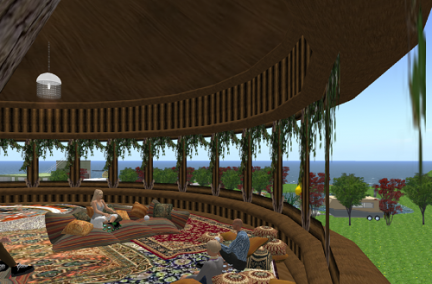 Delivering online social support to people with aphasia using virtual reality