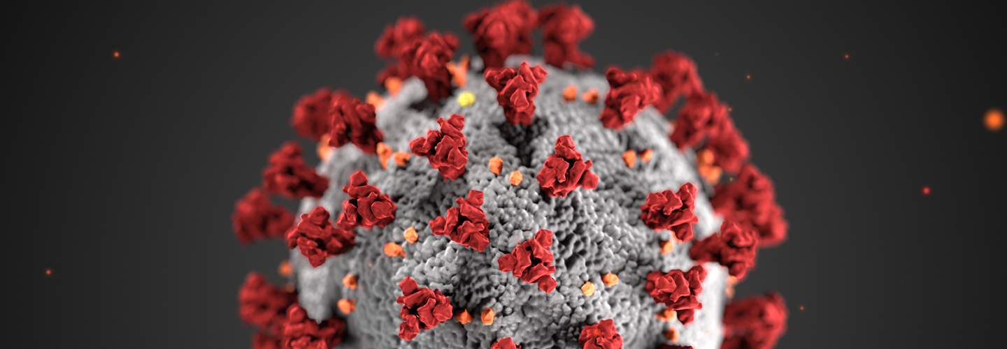 Illustration of covid 19 virus