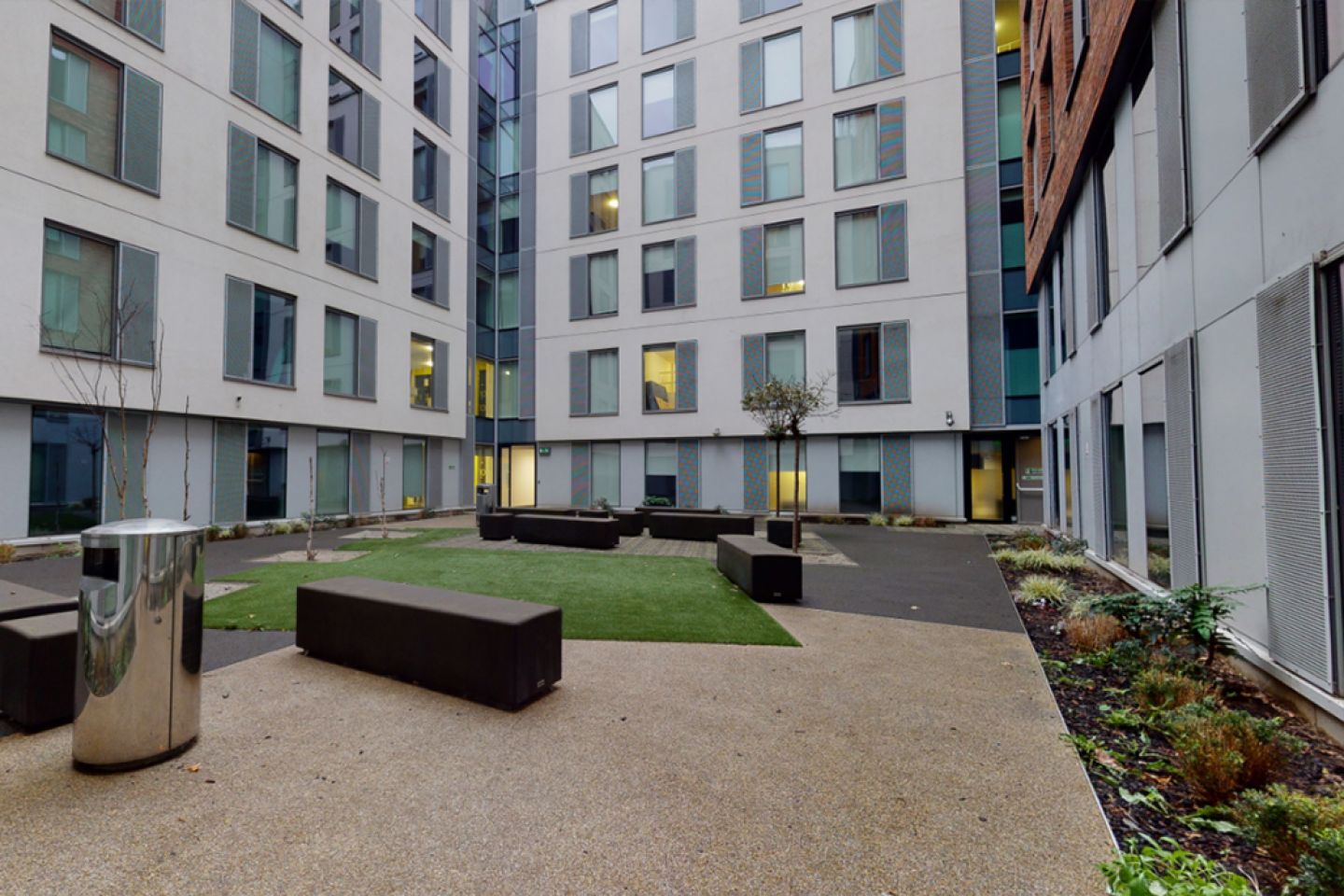 Exterior of IQ City halls