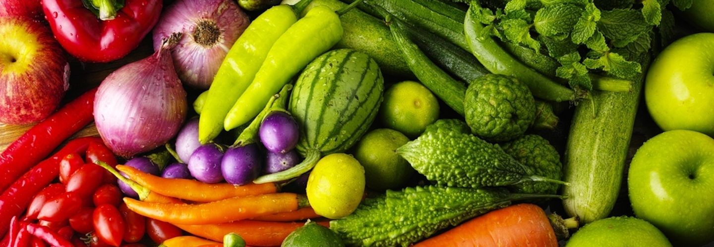 Mixture of organic vegetables
