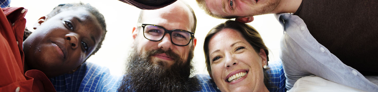 People smiling together