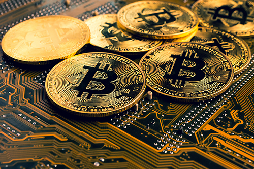 Pile of Bitcoins