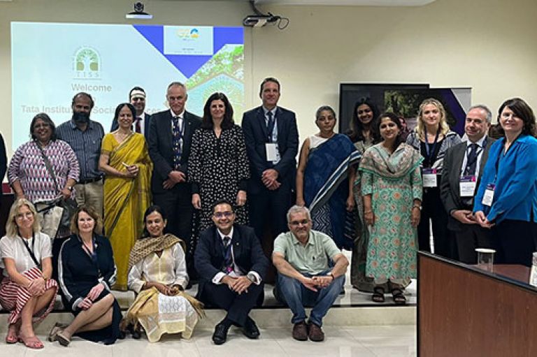 Dr Sionade Robinson in India