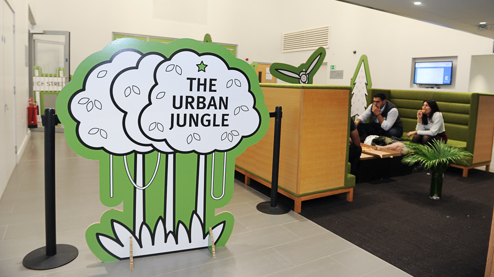 The Urban Jungle sign at City Starters Weekend.