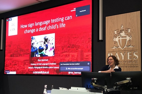 How Sign Language Testing Can Change a Deaf Child’s Life • City St ...