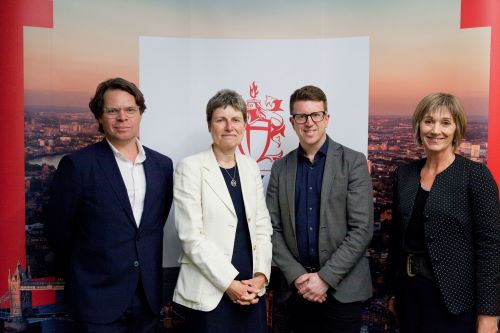 The speakers at the CCE event