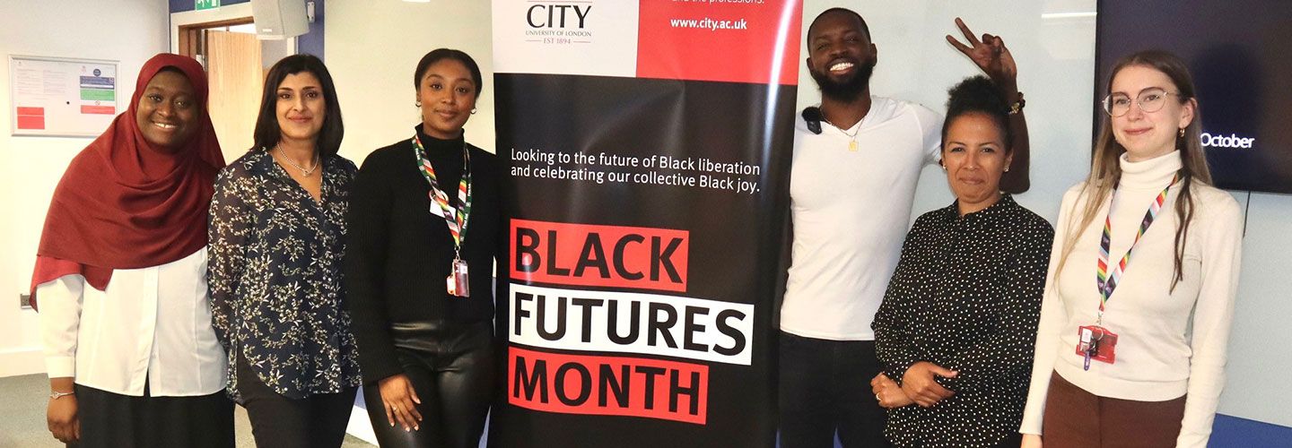 The OIEI team, participants and speakers at a Black Futures Month event