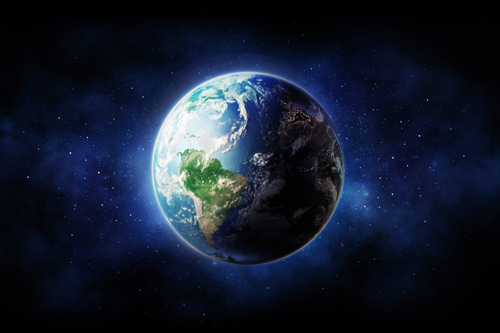 Earth in space