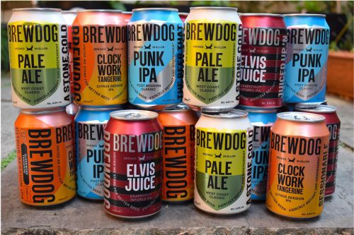 BrewDog cans
