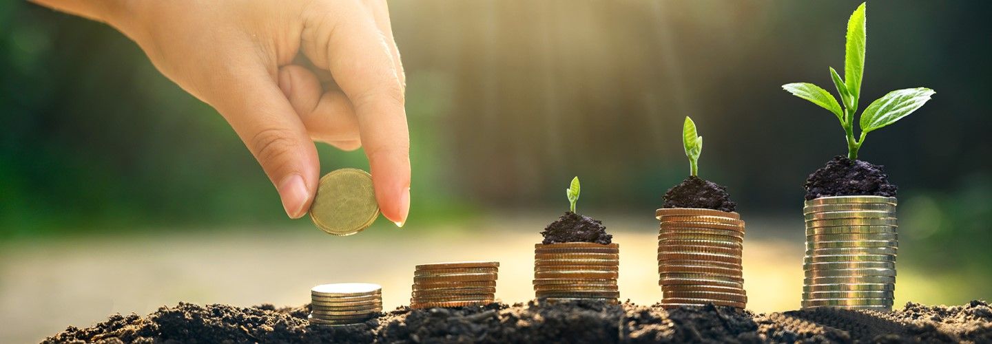 Sustainable finance stock image