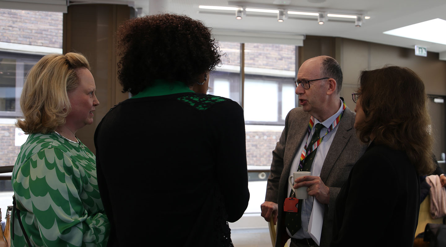Members of the Islington Anchor Institution Network network in the Pavilion at City