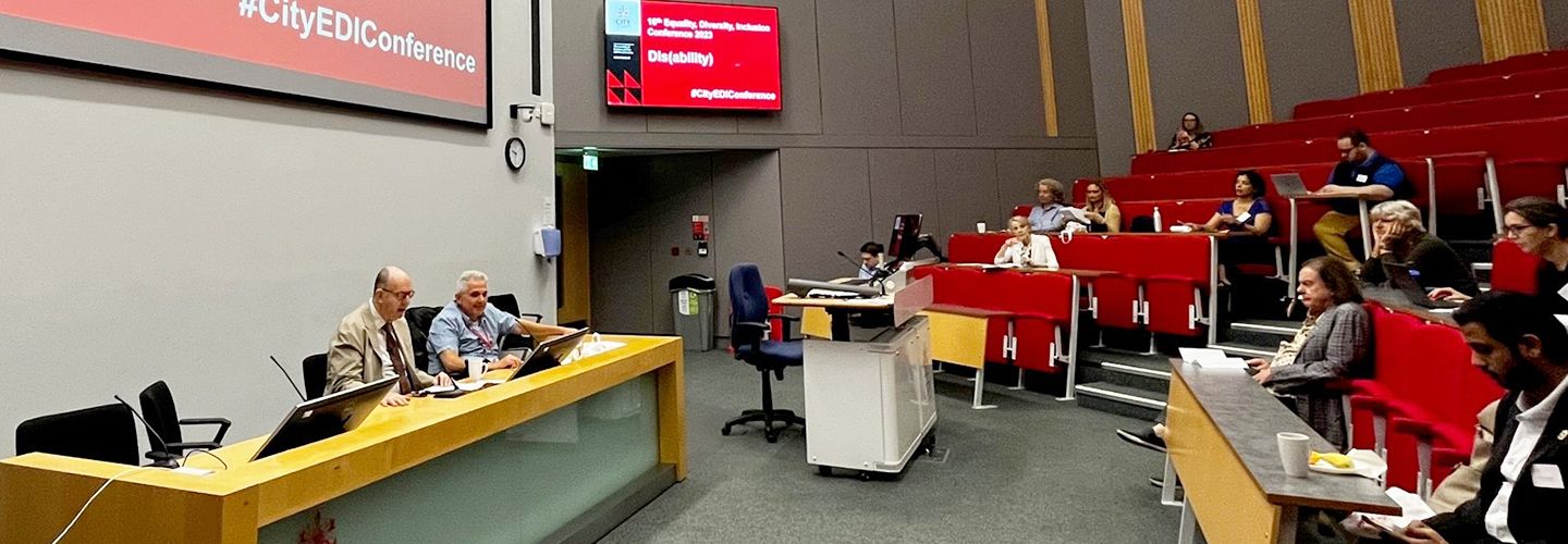 Professor Finkelstein opens the EDI Conference.