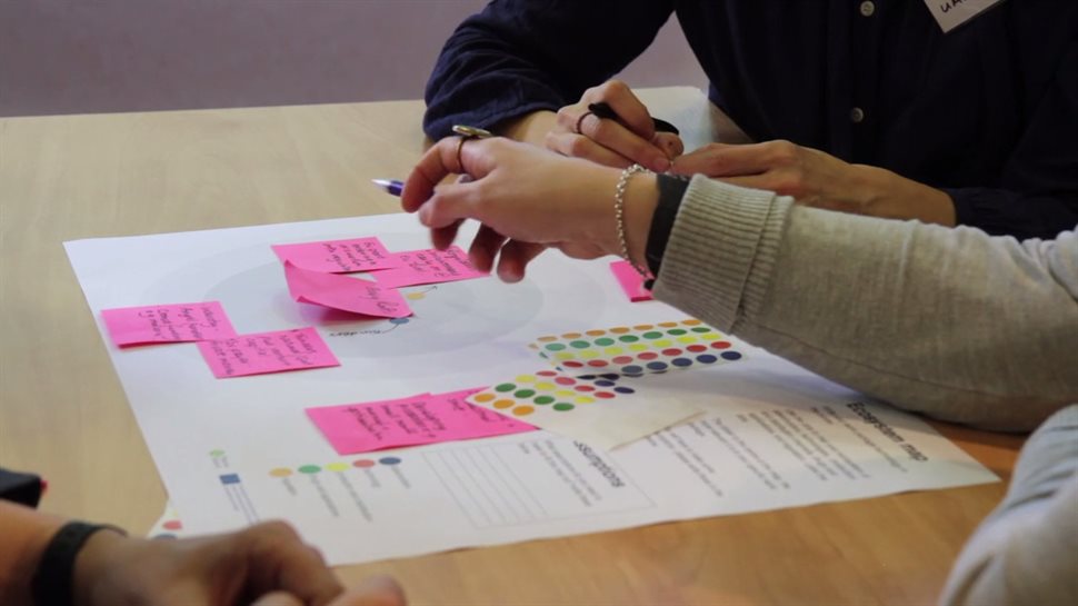 Scientists and technologists identifying current and future stakeholders in the scale-up of their products.