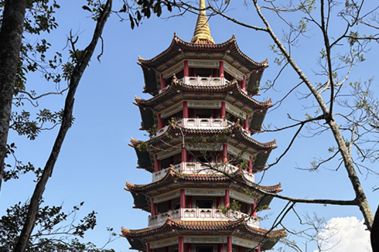 A pagoda