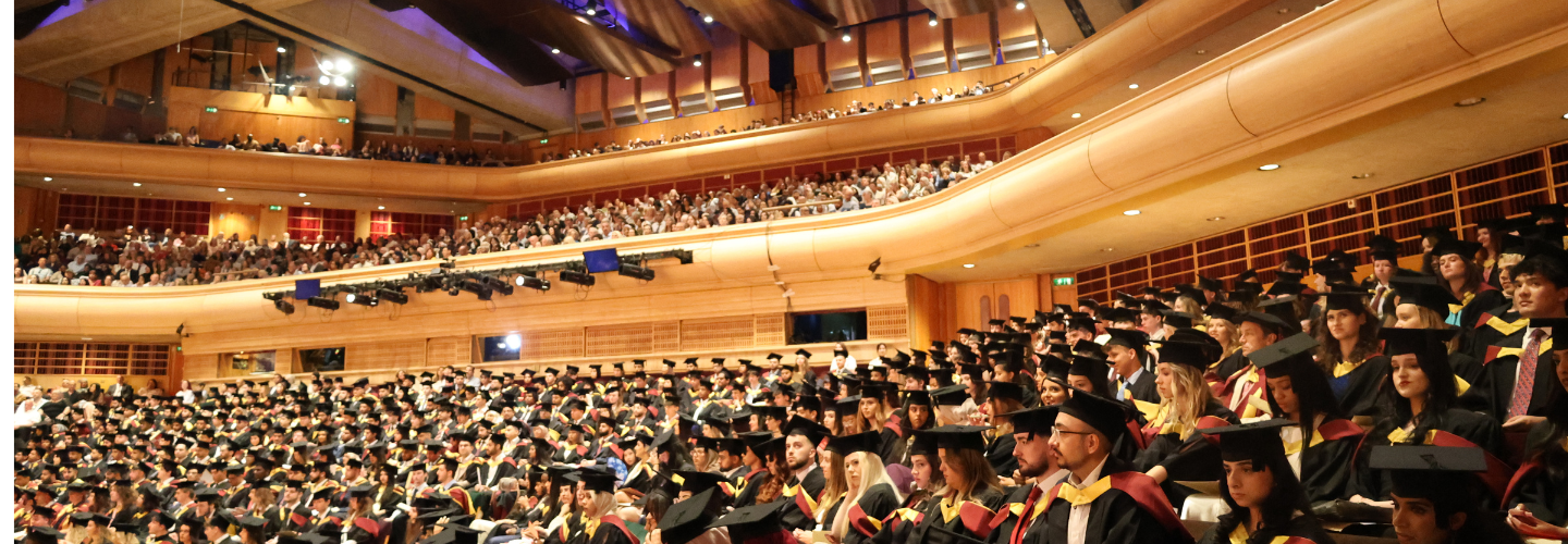 students at barbican graduating