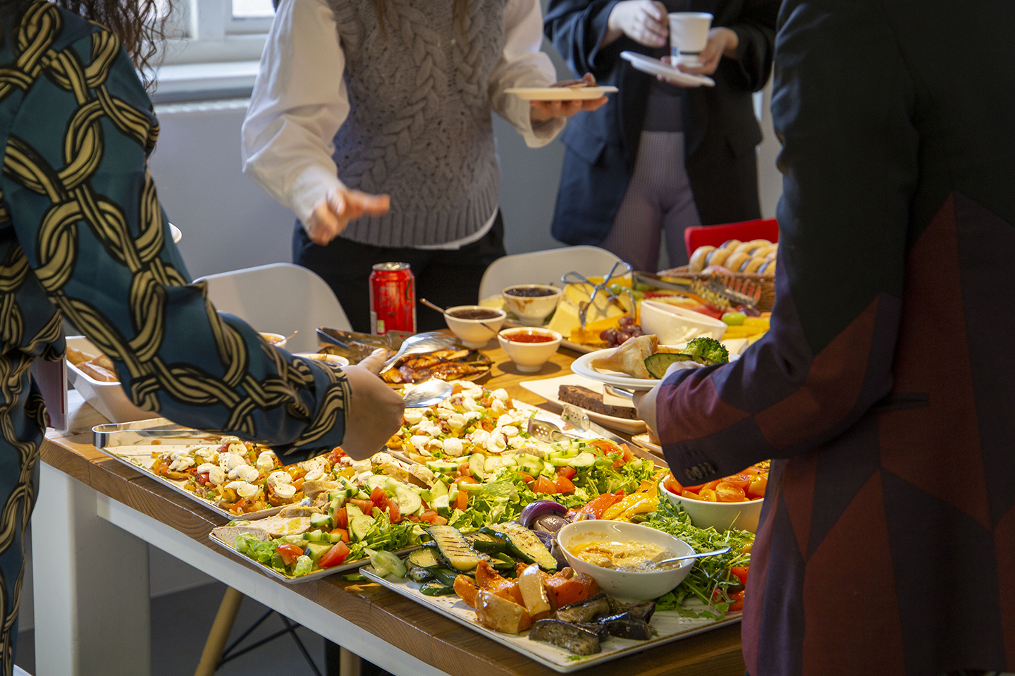 Buffet provided by Grayson's