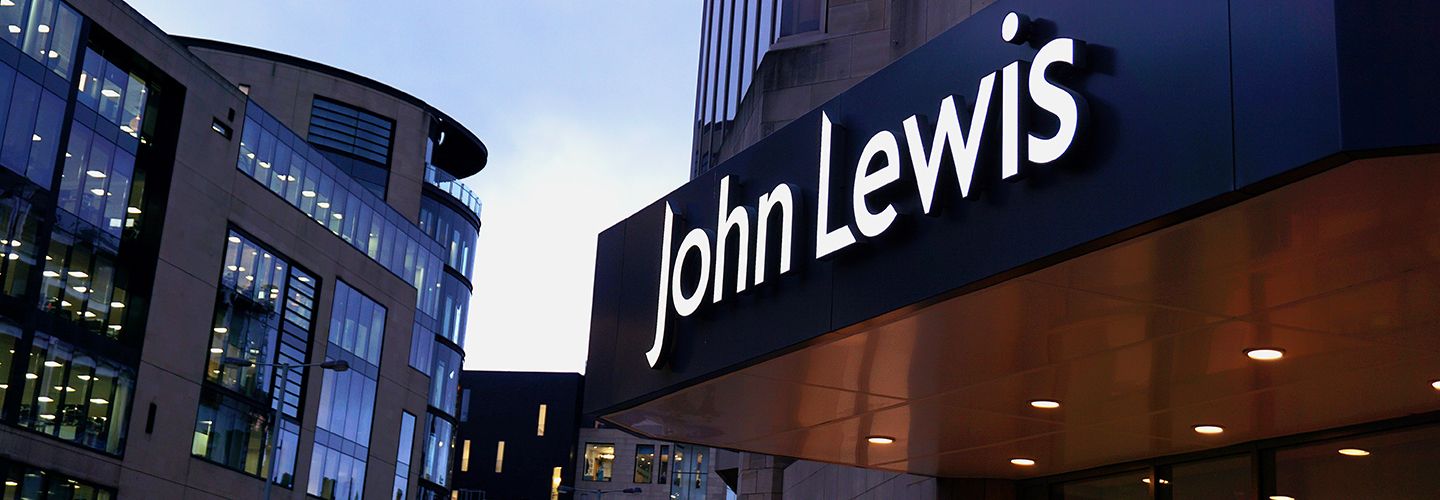 The outside of John Lewis Department store