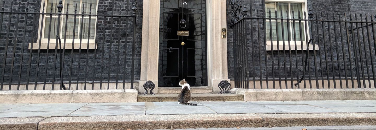 Outside 10 Downing St