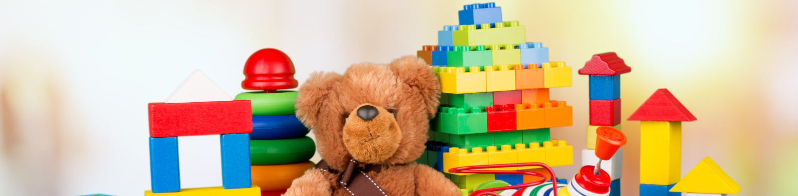 A collection of children's toys