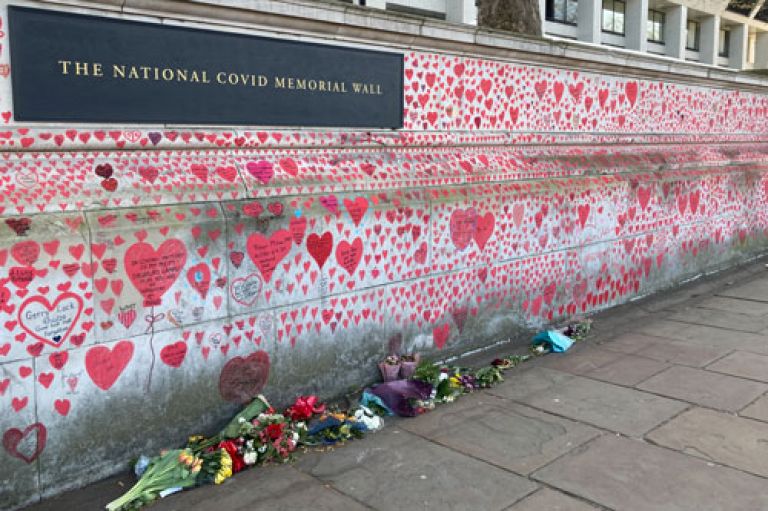 National Covid memorial wall
