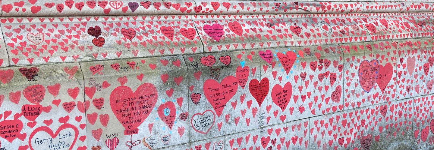 National Covid memorial wall